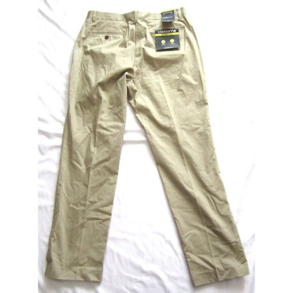 New Men Claiborne Stretch Wrinkle Resistant Straight Fit Pants Sz 32 x 30(MP305) - Picture 4 of 5